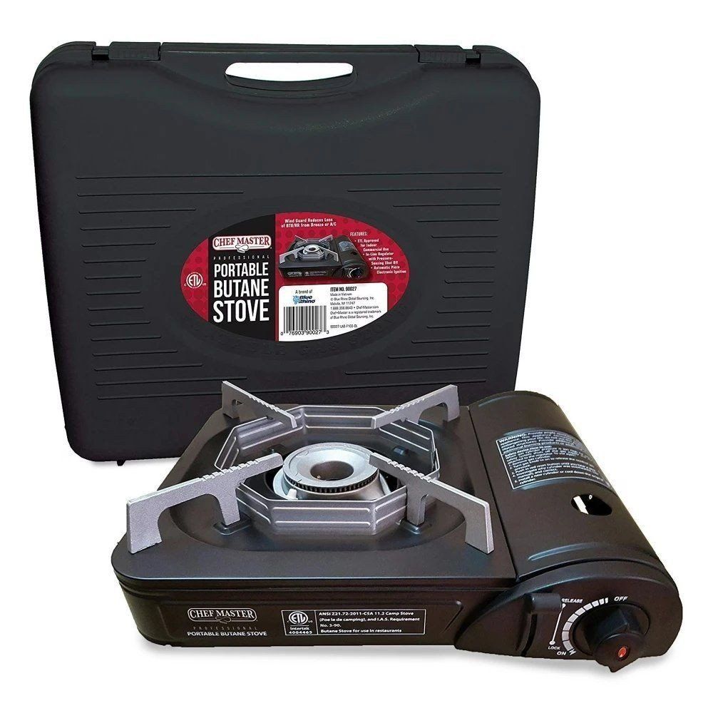 New Chef Master Professional Portable Butane Stove with Carrying Case