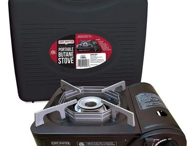 New Chef Master Professional Portable Butane Stove with Carrying Case