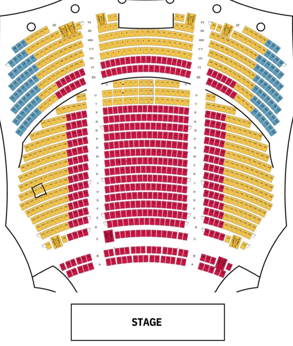 Back to the Future Sunday 6/14 @ 6:30 Row J Orch Right $125 each 2 tickets