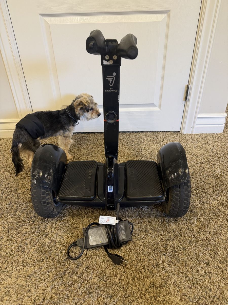 Segway Ninebot S Self-Balancing Electric Scooter with Knee Control Bar