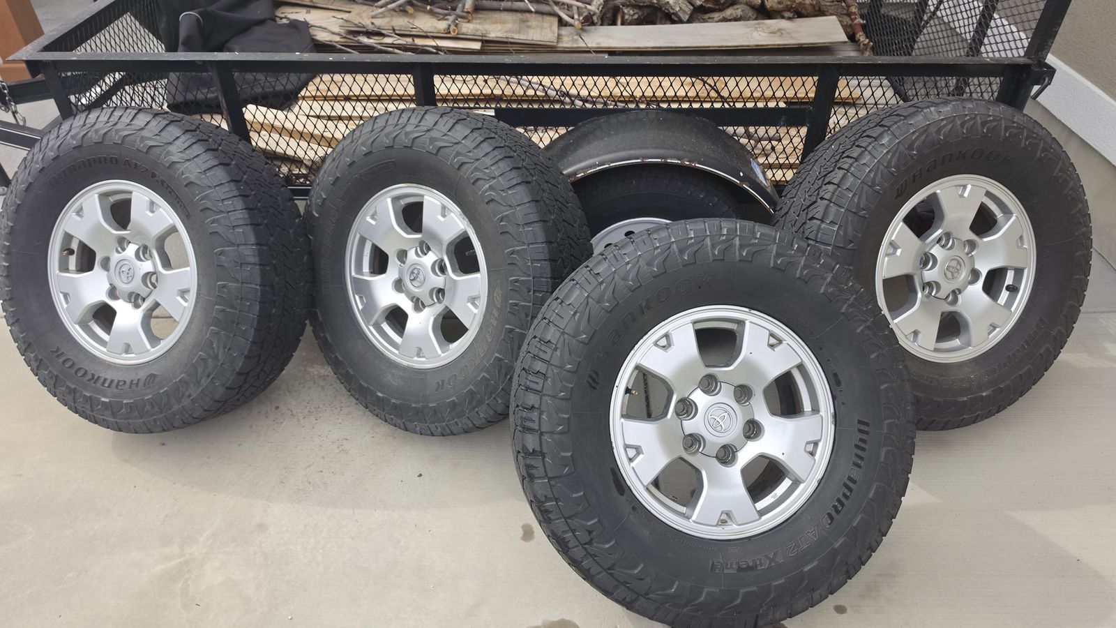 2nd Gen Tacoma 265/75R16 AT Wheels/Tires -- Set of 4
