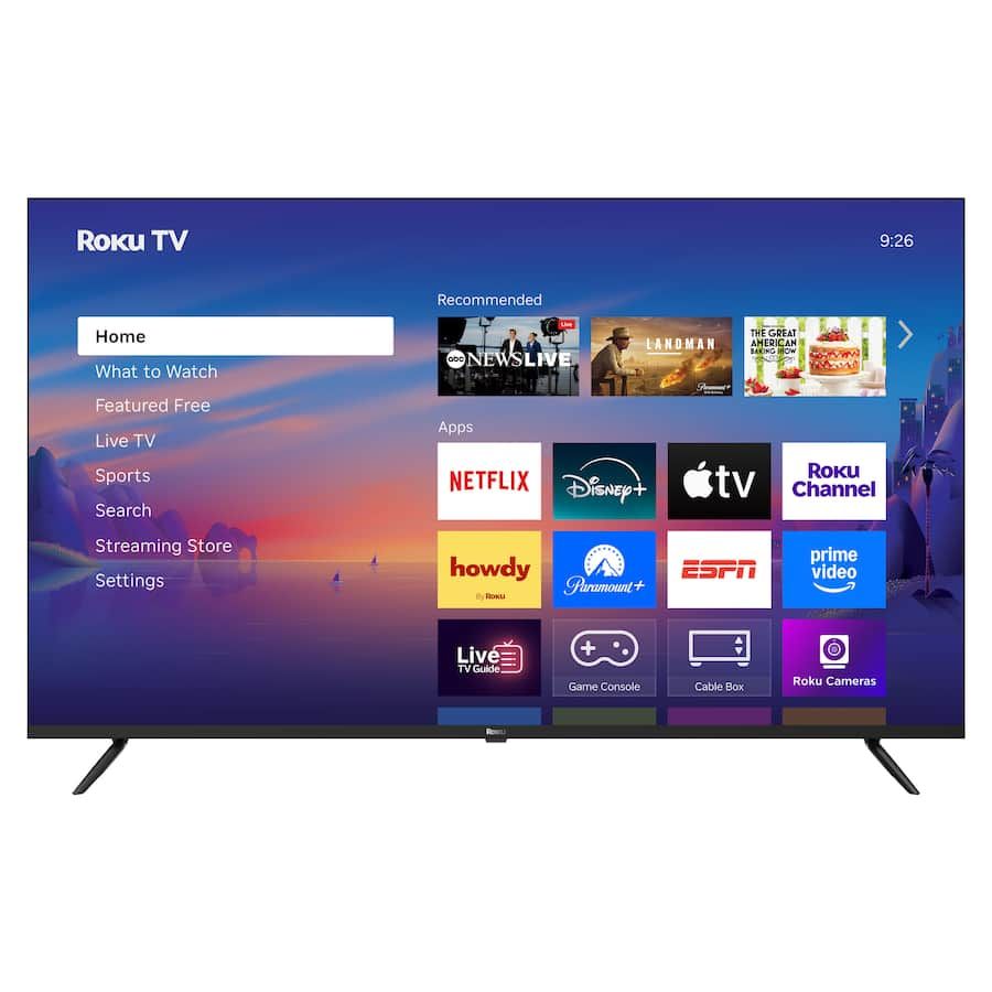 Roku 55-inch Class Select Series 4K LED Smart TV 55R4C5 with enhanced voice remote