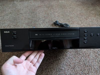 RCA VR652HF VCR Plus+ Hi-Fi Stereo 4 Head Video System w/ Remote and ShowSaver Memory