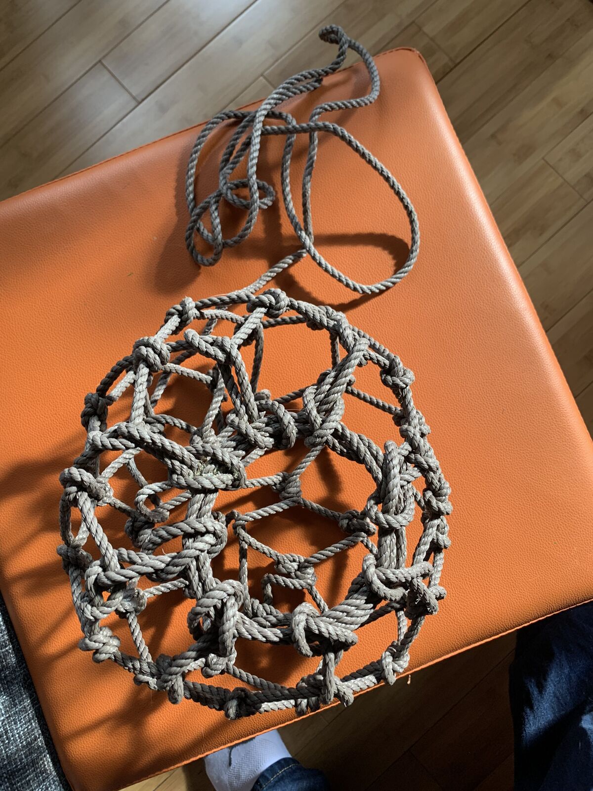 Japanese Glass Fishing Float Netting 7"