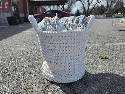 Boho Basket with blankets