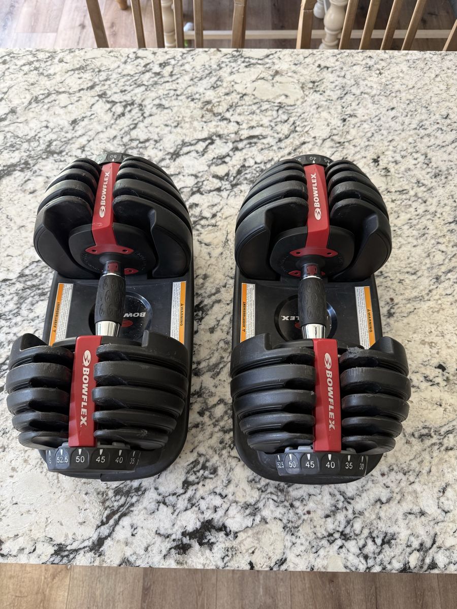 Bowflex adjustable dumbbells 