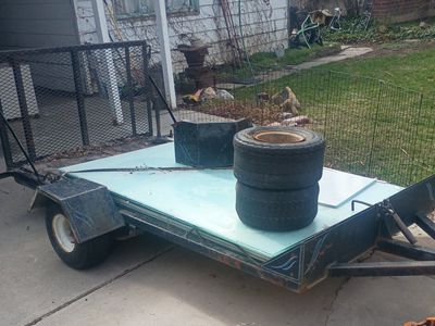 Toy Hauler trailer 4 1/2' x 8 1/2'