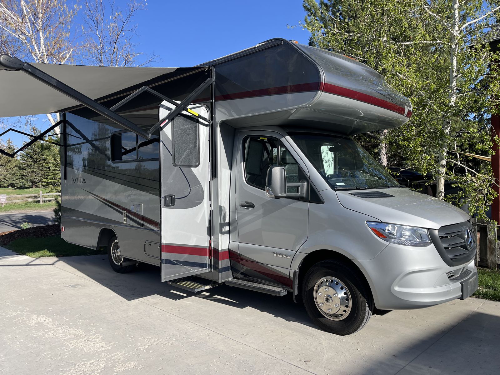 Rare Mercedes Winnebago 24P Model with Recliners, Low Mileage & Upgrades Galore