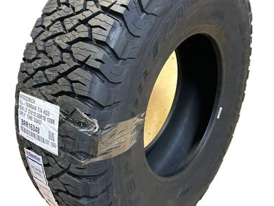 4 BFGOODRICH ALL-TERRAIN T/A KO3 BSW LT 37 12.50 18 128R 12PLY TIRE 33457