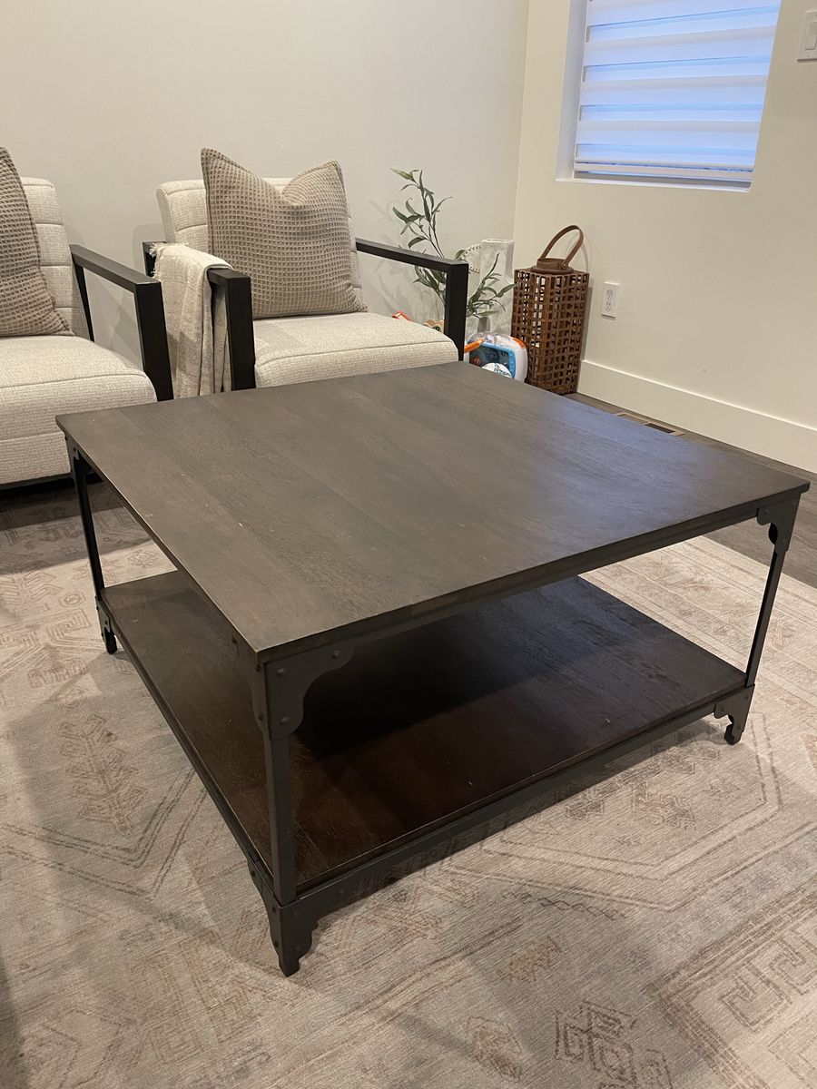 West elm coffee table!