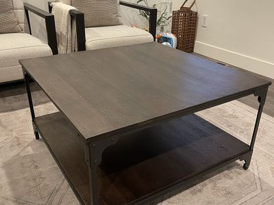 West elm coffee table!