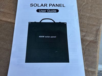 400W Portable Monocrystalline Solar Panel Model T400 18V Foldable Power Charger