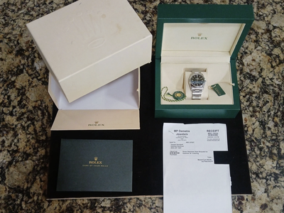 ROLEX Explorer 1 36mm Black Dial Stainless Steel Plastic Box