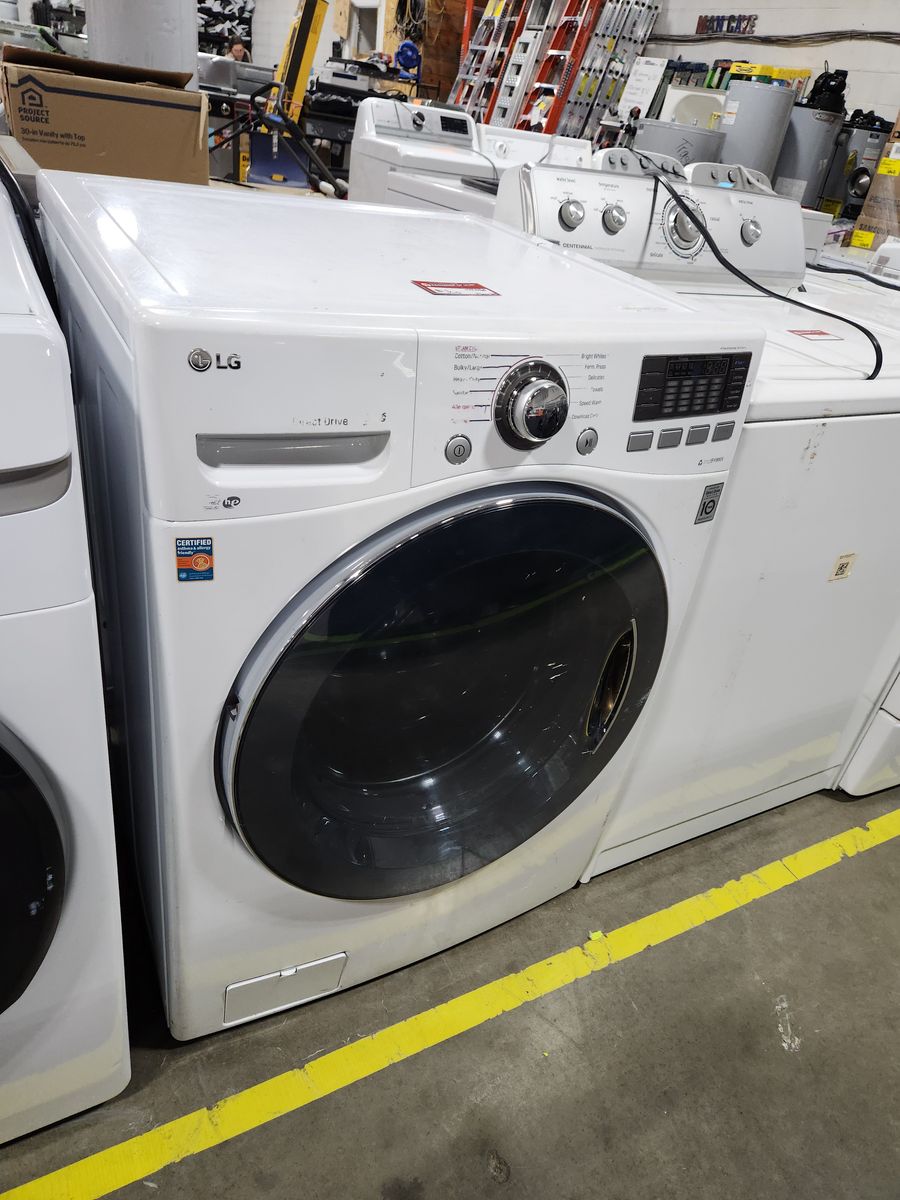 LG FRONTLOAD WASHER! WITH A FULL WARRANTY