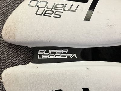 San Marco Aspide Super Leggera Cycling Saddle - White/Black, Lightweight Road Bike Seat