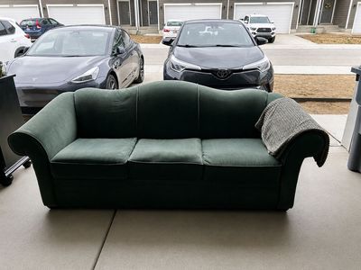 Green couch