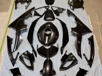 2008-2016 Yamaha R6 Gloss Black Fairings