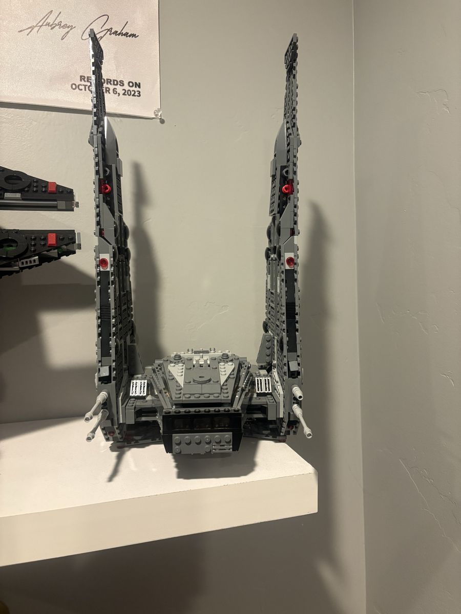 LEGO Star Wars The Dark Falcon, Imperial Shuttle, & TIE Fighter - Built Display Models