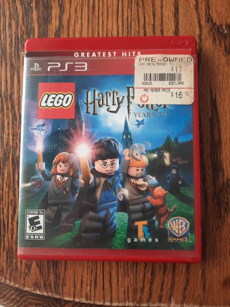 LEGO Harry Potter: Years 1-4 PS3 Greatest Hits (2010) Warner Bros. Video Game