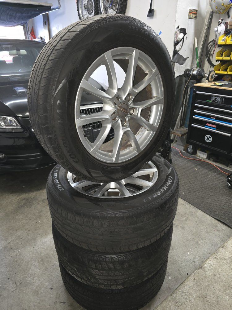 18"  Genuine Audi Wheels and Tires- set