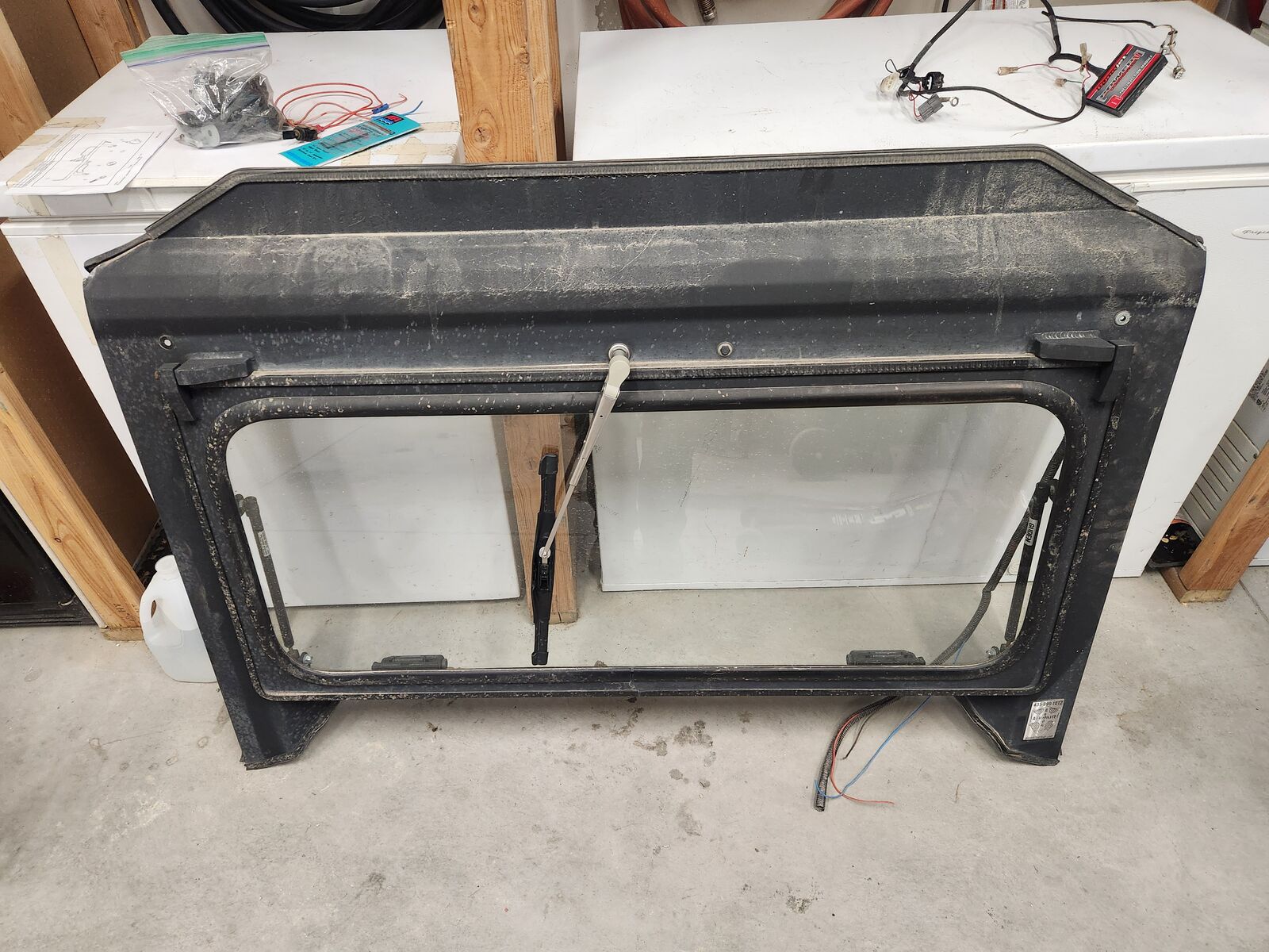 Aluminite armor windshield 2016 wolverine rspec.