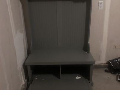 Entry Way Coat Wrack Shoe container Shelf