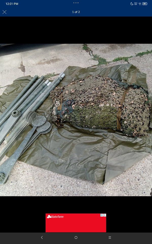 camo canopy