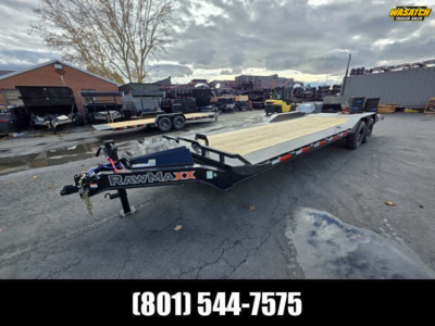 2026 RawMaxx 26' FYH Full Tilt 14K Equipment Flatbed Trailer