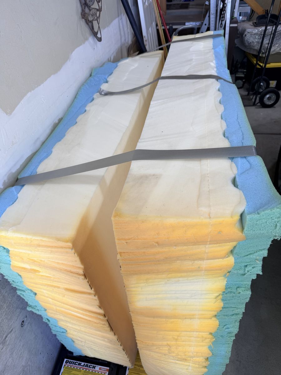 Large Foam Rubber  - Upholstery, Craft, Soundproofing Material