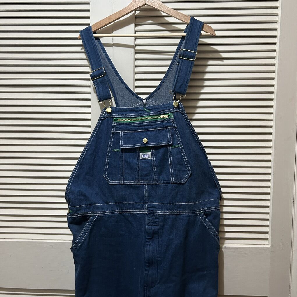 NEW Men's Liberty Bib Overall Sz 40X30 Carpenter