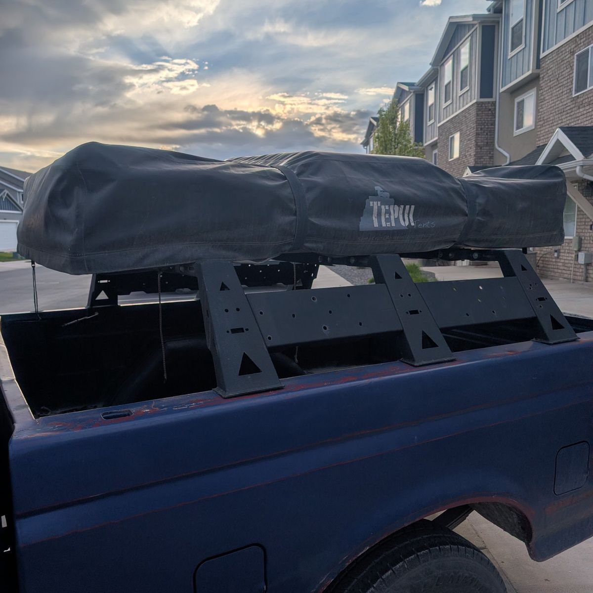 Tepui Rooftop Tent + Truck bed rack