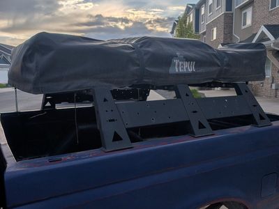 Tepui Rooftop Tent + Truck bed rack