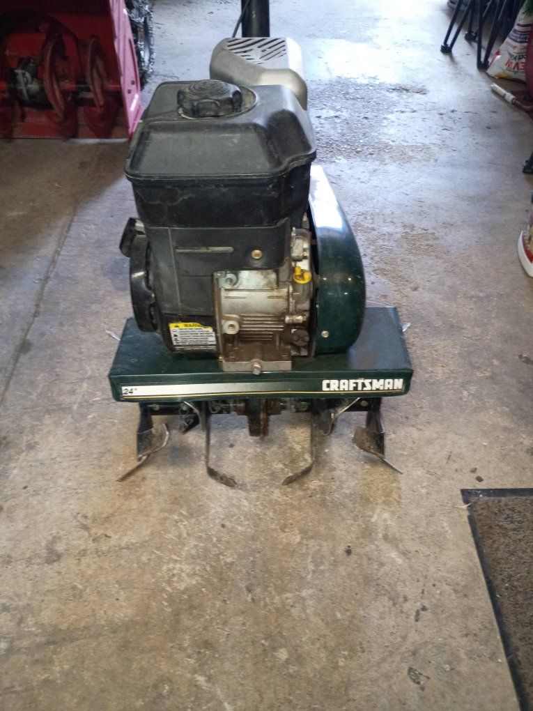 Craftsman 5.0HP 24" Gas Tiller/Cultivator - Used, Good Condition