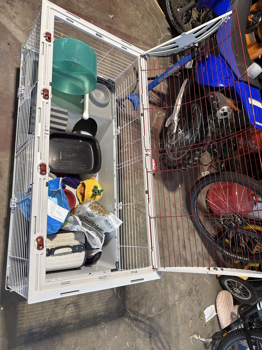 Large Pet Cage/Habitat for Small Animals with Accessories (UsedGood)