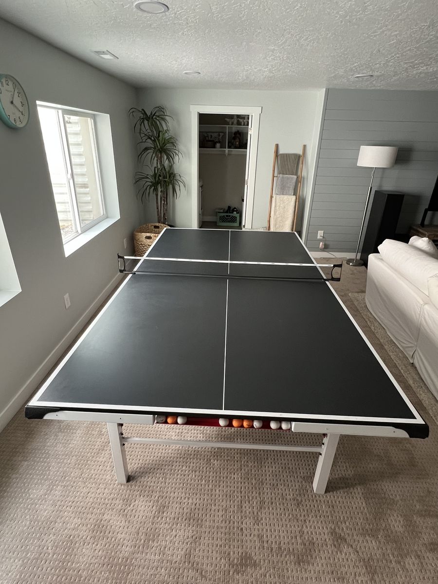 STIGA Ping Pong Table Tennis Table with Net and Built-in Ball Storage