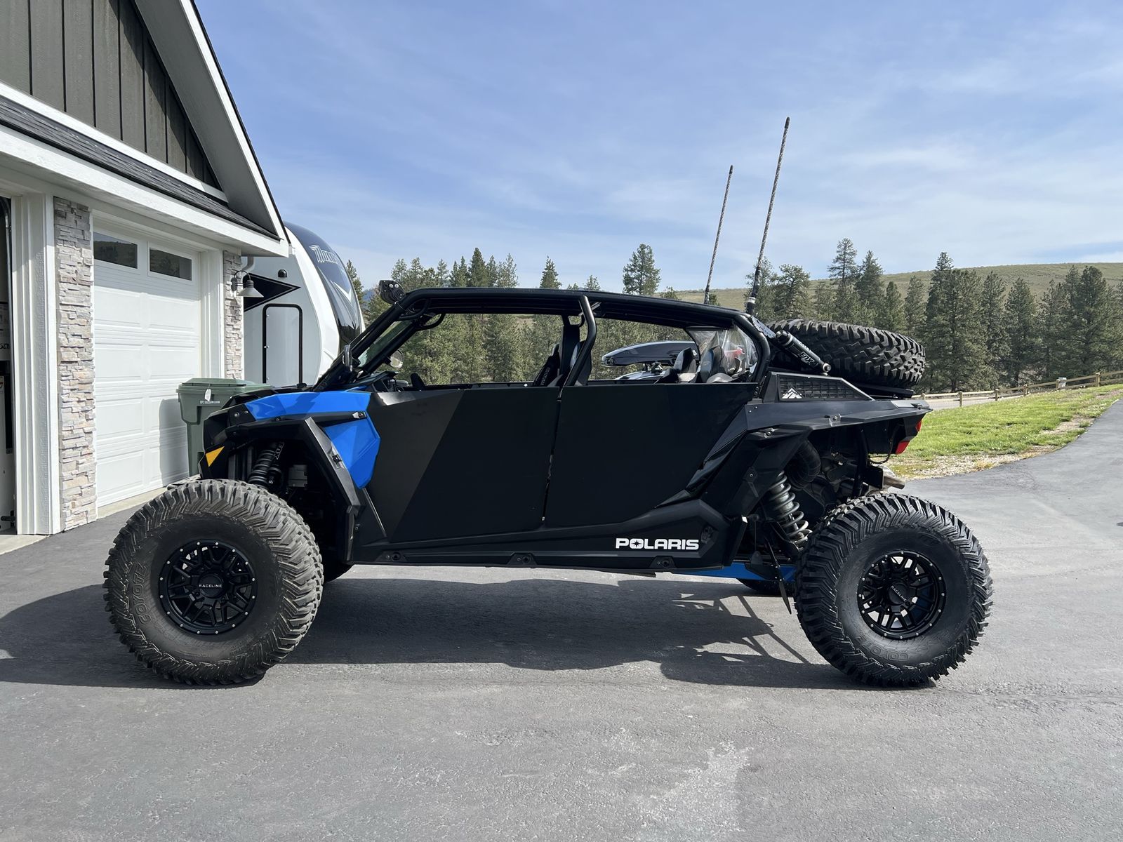 2017 Polaris RZR XP 4 Turbo UTV - Low Miles/Hours, Well-Maintained + KFI Snow Plow