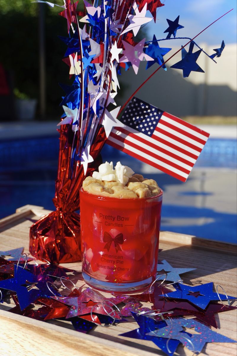 4th of july candles ~ American Cherry Pie