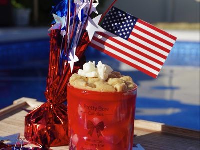 4th of july candles ~ American Cherry Pie