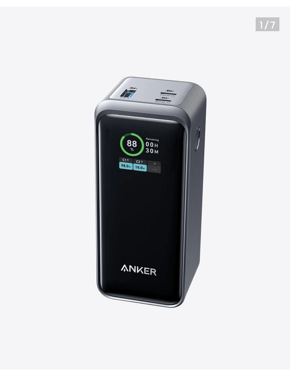 Anker Prime Power Bank (20K, 200W)