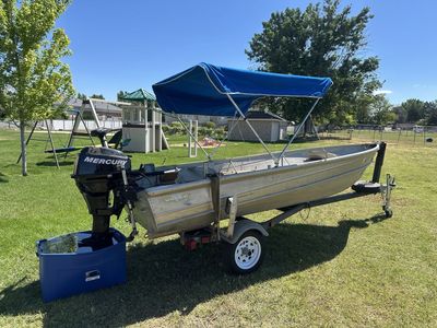 1971 Valco Aluminum Fishing Boat with Mercury 15HP Motor and Trailer