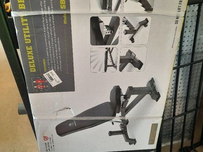 Marcy SB-8062 Deluxe Utility Weight Bench - Adjustable, Heavy-Duty Steel Frame