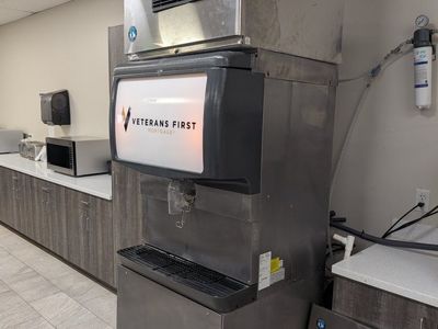 2 Hoshizaki Ice Machines with a Scotsman Dispenser