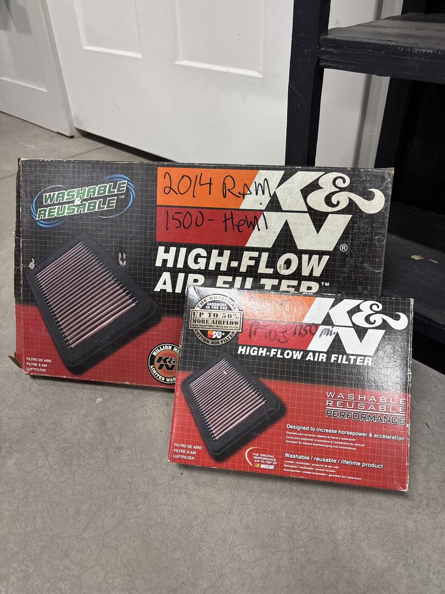 K&N Reusable air filters