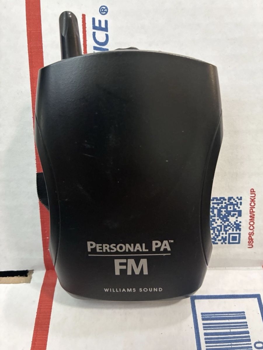 Williams Sound Personal PA FM Transmitter Receiver