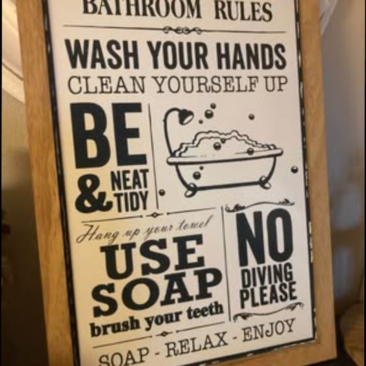 Bath Sign