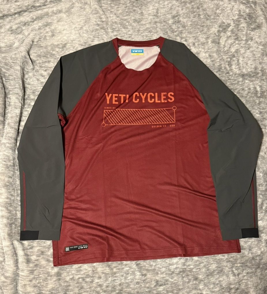 New Men's Yeti Renegade Ride L/S Biking Jersey