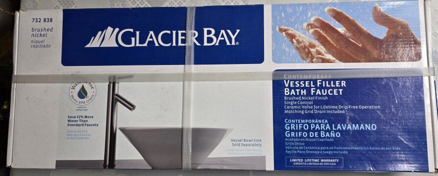 Glacier Bay  1-Hole Vessel Bathroom Fauce 732-838