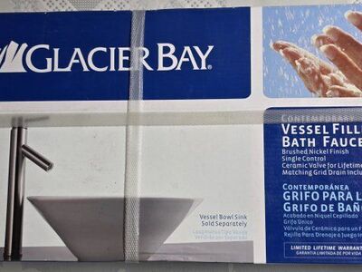 Glacier Bay 1-Hole Vessel Bathroom Fauce 732-838