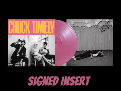 Role Model-SIGNED Chuck Timely & The Hourglass LP-Opaque Watermelon Pink Vinyl-SEALED