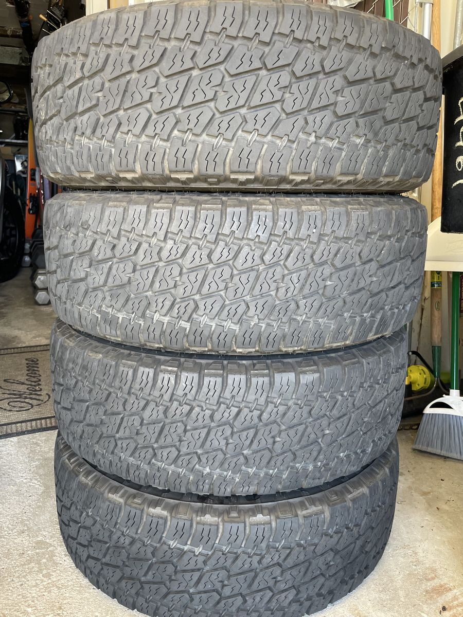 Tires Nitto Terra Grappler - Size 265/7OR17 - $25.00 Each